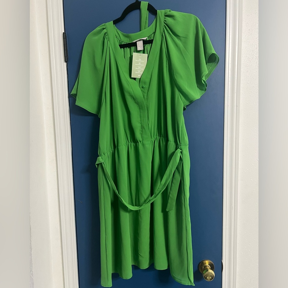 H&M Green Women's Dress XL